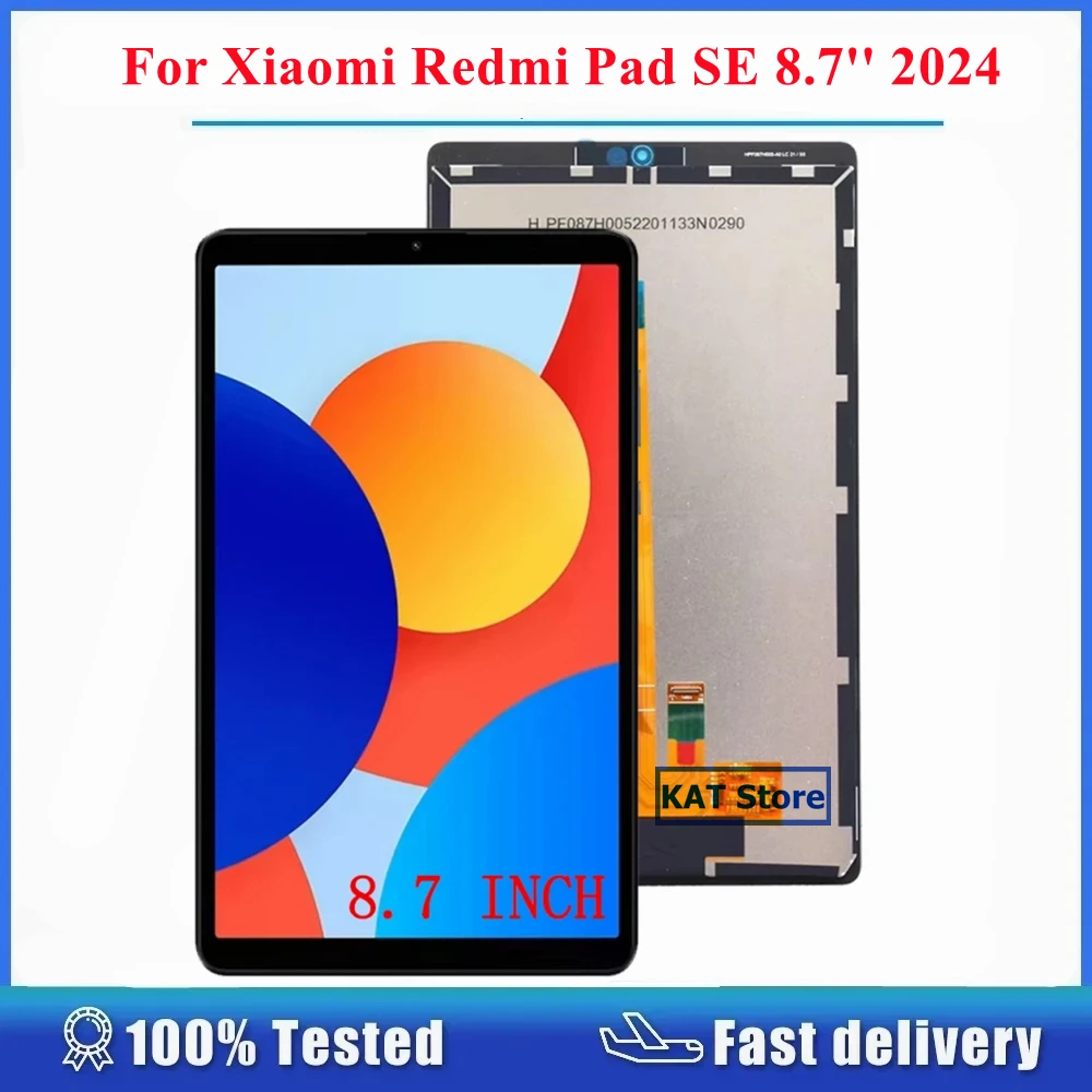 

8.7 Inch For Xiaomi Redmi Pad SE 8.7'' 2024 LCD Display Screen Touch Digitizer Full Assembly Replacement Part