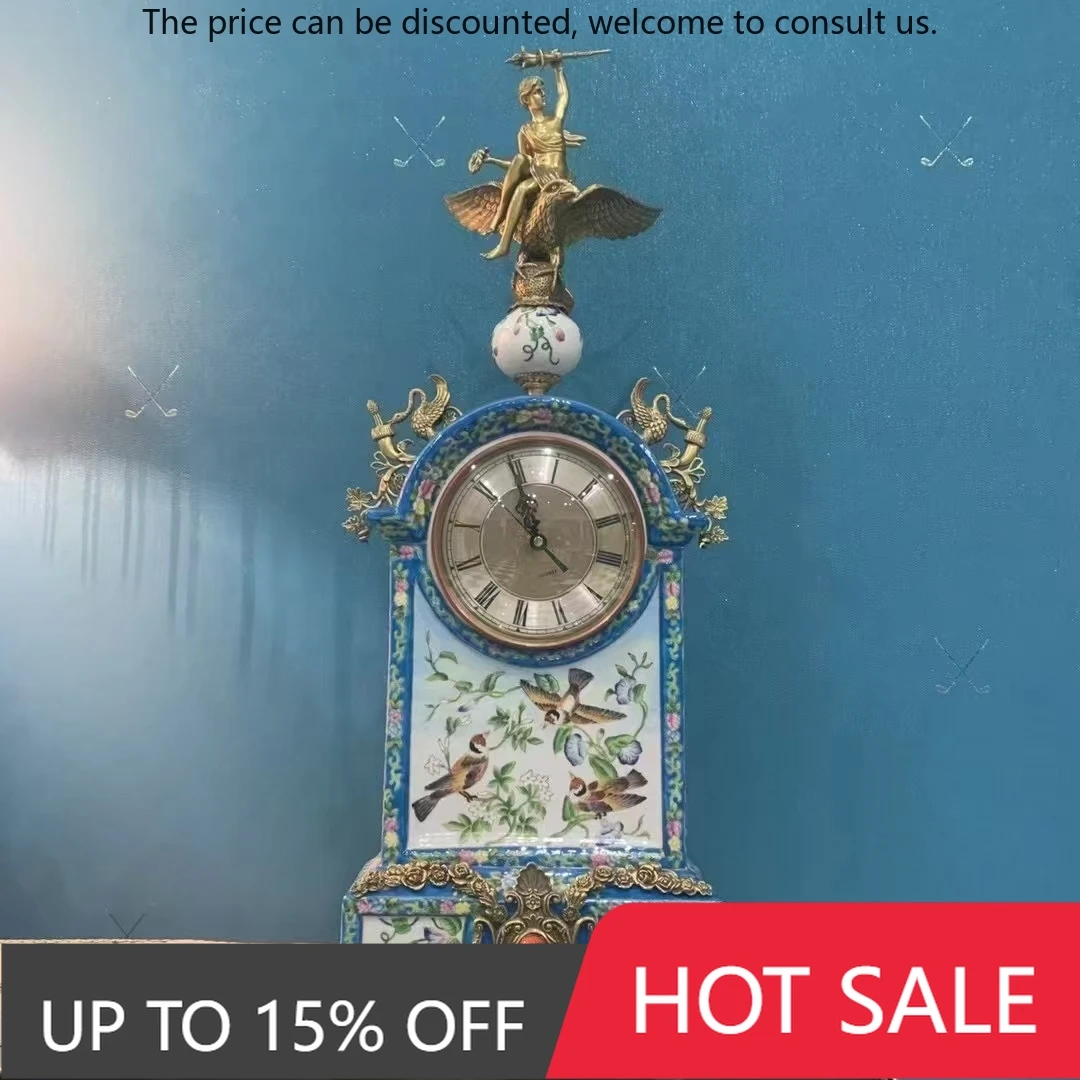 

Nice Quality Luxury Resin And Wooden Ceramic Wall Clock From China
