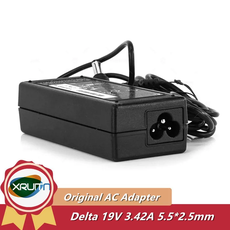 Original Delta 19V 3.42A 65W 5.5*2.5mm ADP-65JH DB AC Adapter Charger for MSI 14 A10M-682CA Cubi Mini Laptop Power Supply
