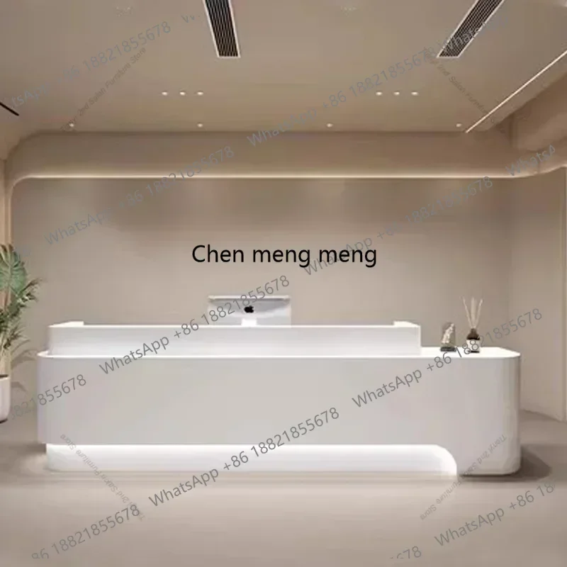 

Nordic Clothing Store Reception Desks Beauty Salon Designer Simplicity Reception Desks Luxury Office Furniture Receptionen