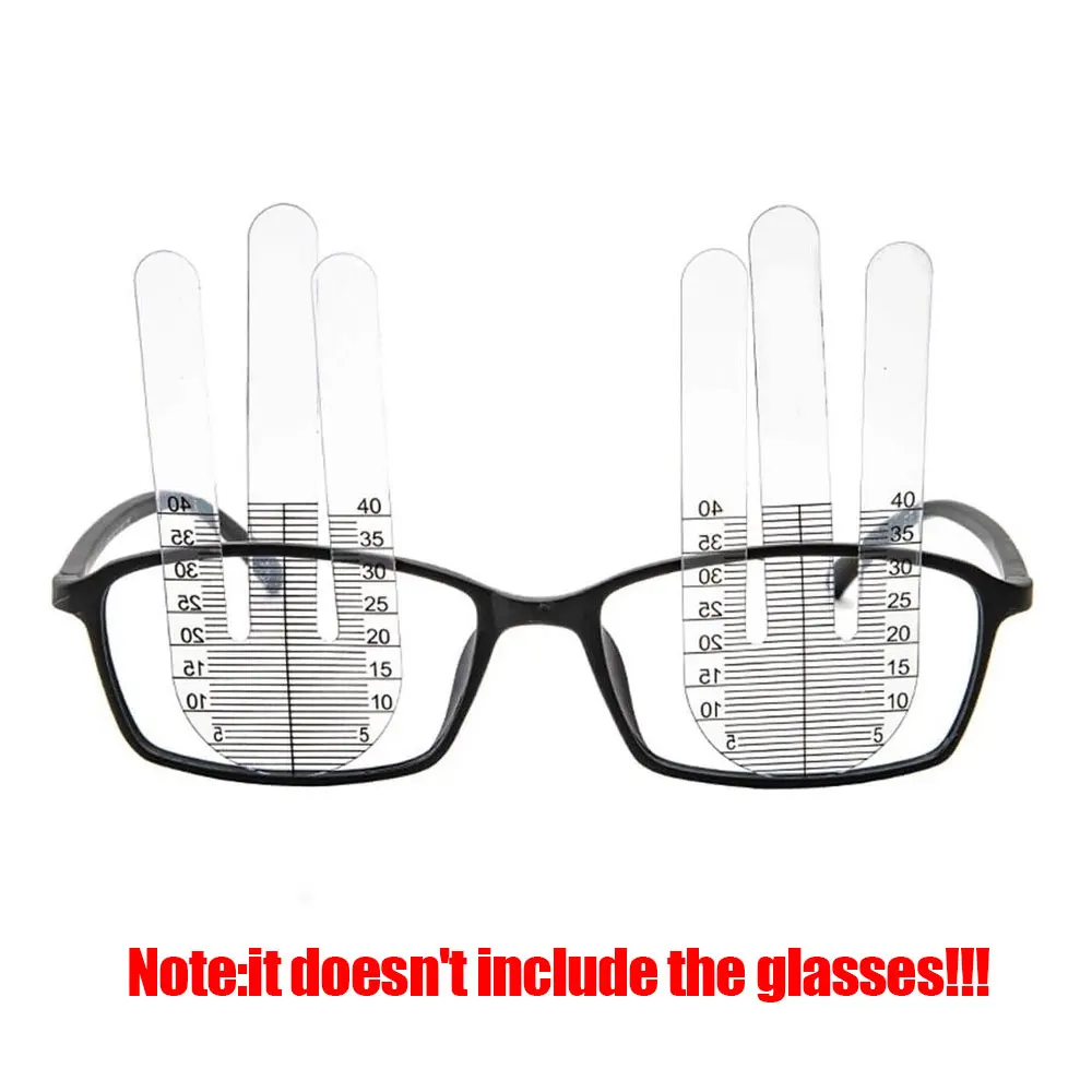 

1 Pair Optical Ruler Pupil Height Meter Optometry Tester for Hospital Eye Care Protector Tool