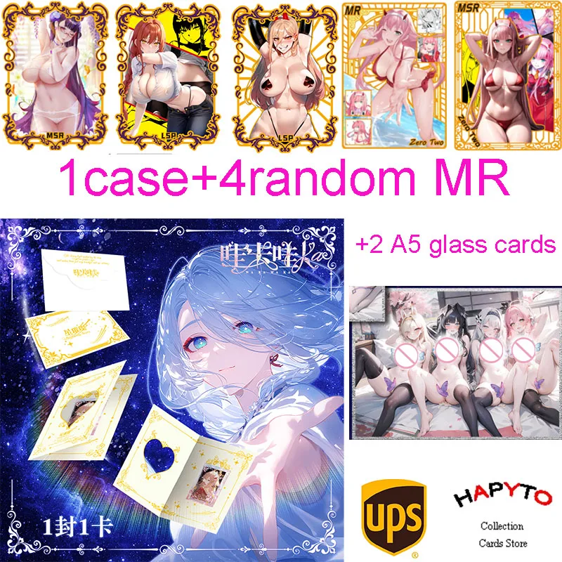 Goddess Story Cards Waka Waka Star Series Collectible Cards Vol.1 Cards Waifu Boa Booster Box CCG ACG Doujin Toys And Hobby Gift