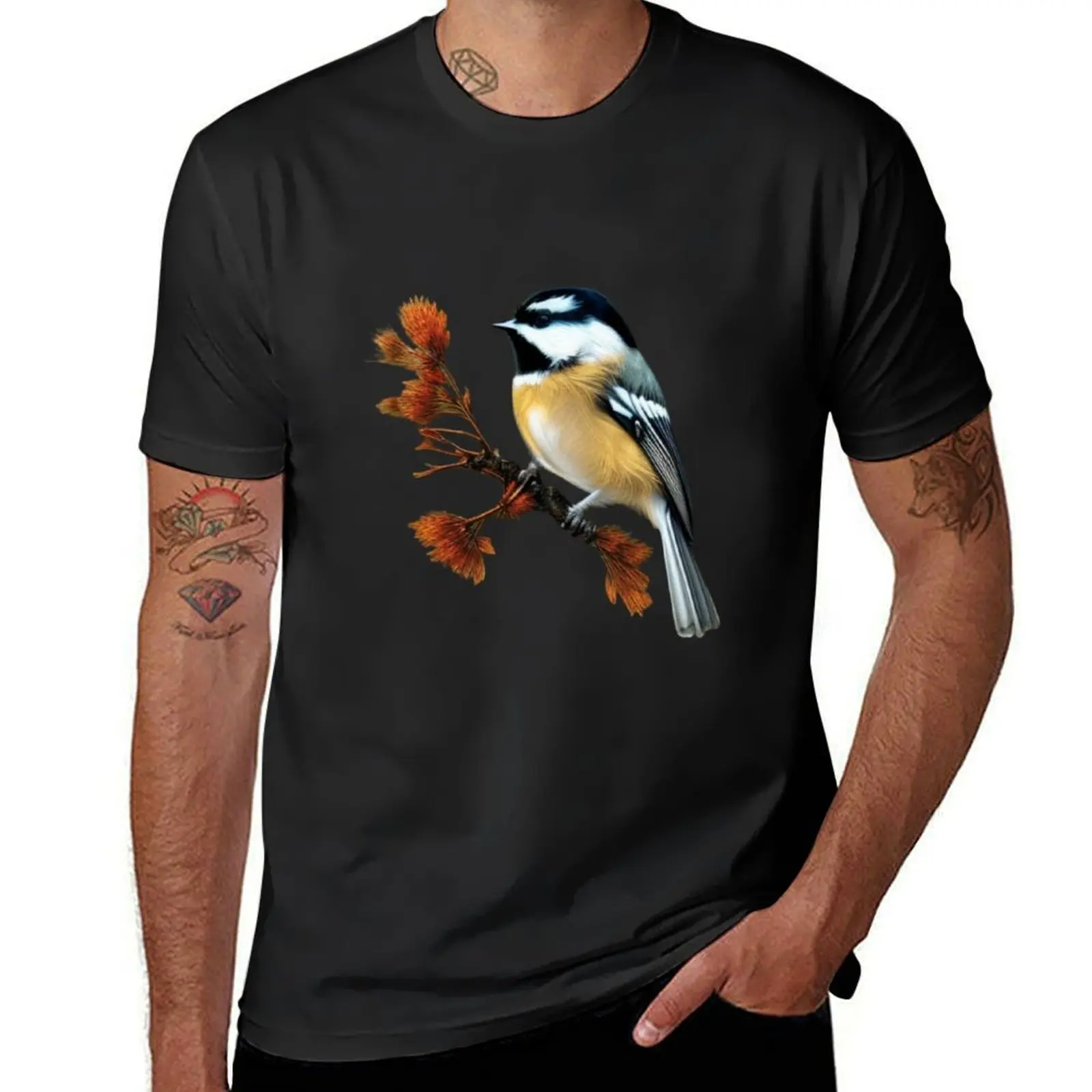 Chickadee Shirt , Chickadee Tee Shirt Mountain Shirt Bird Lover Gift Bird Shirt, Tshirt, T-Shirt