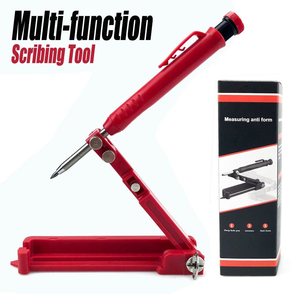 

Measuring Anti Form Multi-Function Scribing Tool Adjustable Profile Scribing Ruler Contour Gauge Woodworking Compass Tool