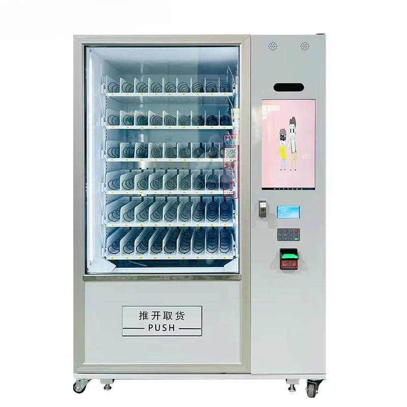 

Customized Commercial Snack and Cole Drink Vending Machine with Bill Accpetor Card Reader for Foods and Drinks