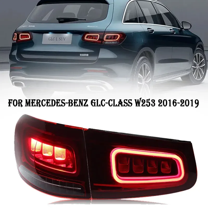 

TailLight For Mercedes-Benz GLC 2016-2019 W253 GLC260 GLC300 GLC35043LED Car Brake light Stop Light Reversing Light Accessories