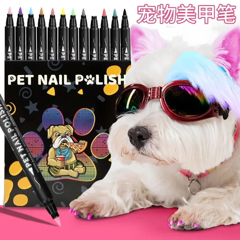 12 sztuk Nail Art Graffiti zestaw długopisów markery do paznokci ekologiczny wodoodporny rysunek malowanie Liner Brush DIY akcesoria do lakieru do paznokci