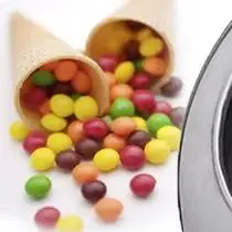 110V/220V Sugar Coating Machine Stainless Steel 2-5Kg/H Peanut Chocolate Candy Coating Machine