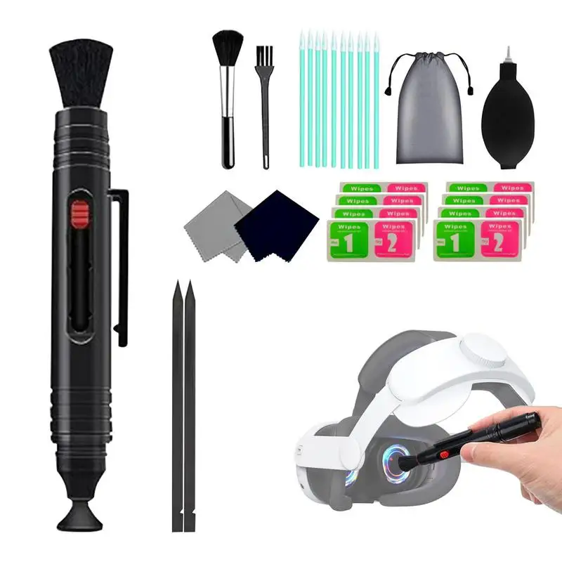 27 Pcs Portable Multifunctional VR Lens Cleaning Pen Kit For Dust Cleaner Brush Air Dust Blower For Drone AR VR Accessories