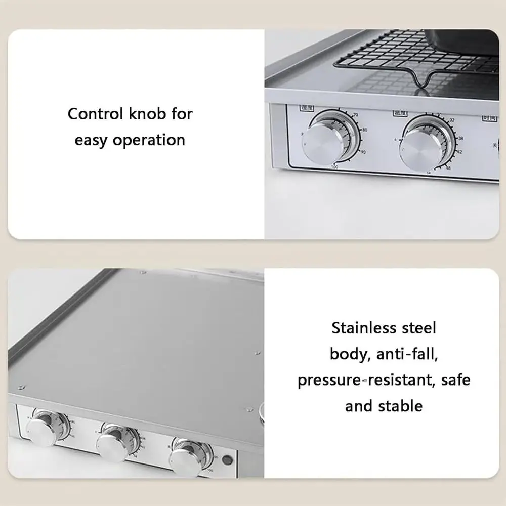 Stainless Steel Electric Bread Proofing Box, Pasta Pot, and Small Bread Making Equipment Kit with Heater