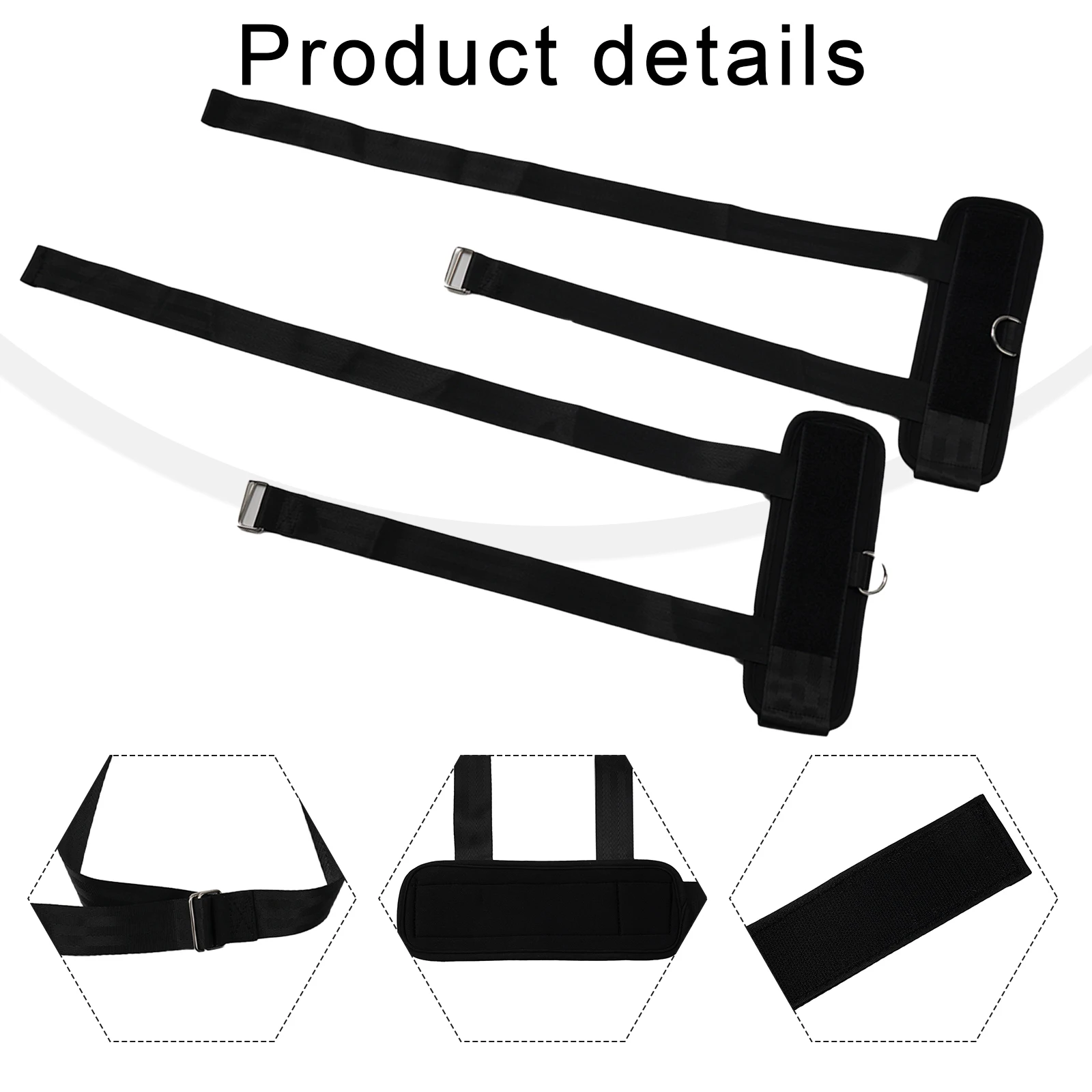 

Dumbbell Ankle Strap Ankle Strap Outdoor Sports 2pcs 88g Accessories Adjustable Black Parts For Strength Training