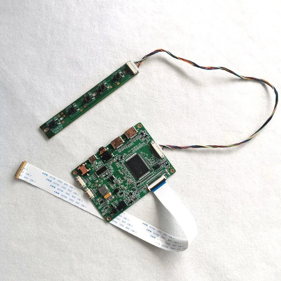 

LCD Drive Controller Board Fit LP140WHU NT140WHM HB140WX1 LP140WH8 LP140WH2 LP140WH1 30Pin EDP Monitor 2Mini-HDMI 1366x768 Kit