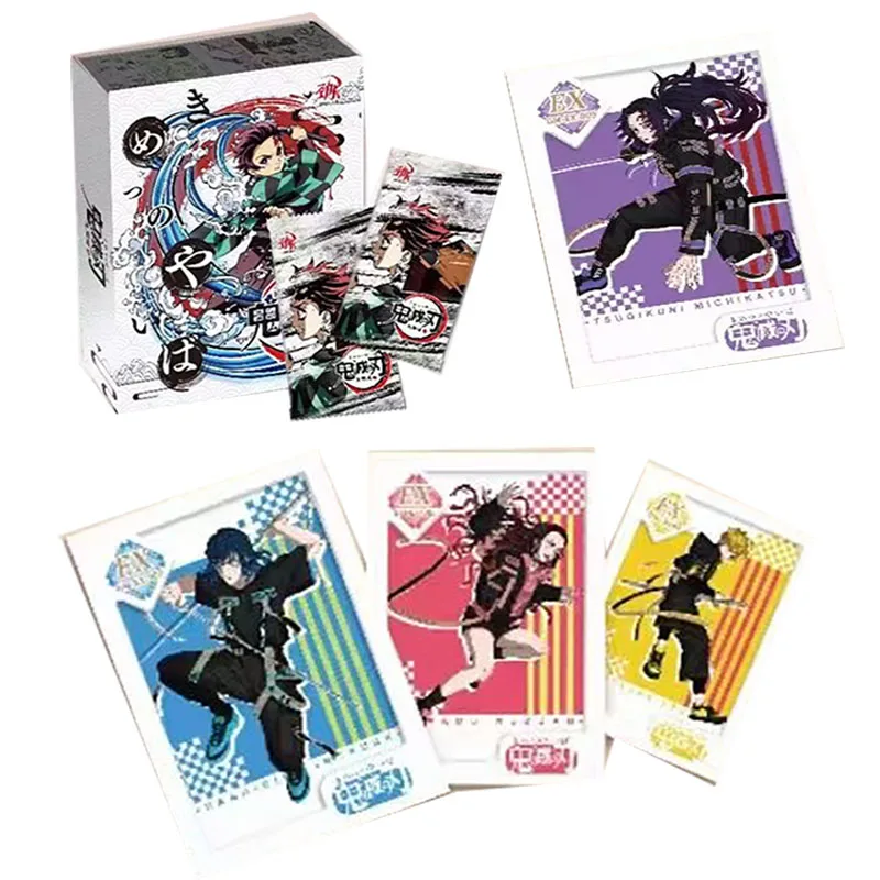 

Demon Slayer Collection Cards Strong Card Demon Slayer Kimetsu No Yaiba Infinite Castle 2 Layer Right Angle Thick Playing Cards