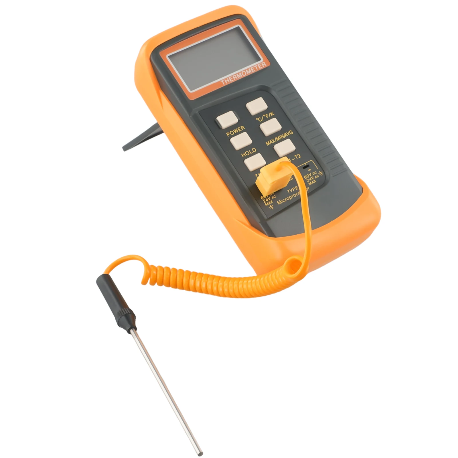 Temperature Meter K Type Thermocouple Sensor Probe Detector Meter -50°C To 1300°C LED 6802 II Digital Thermometer