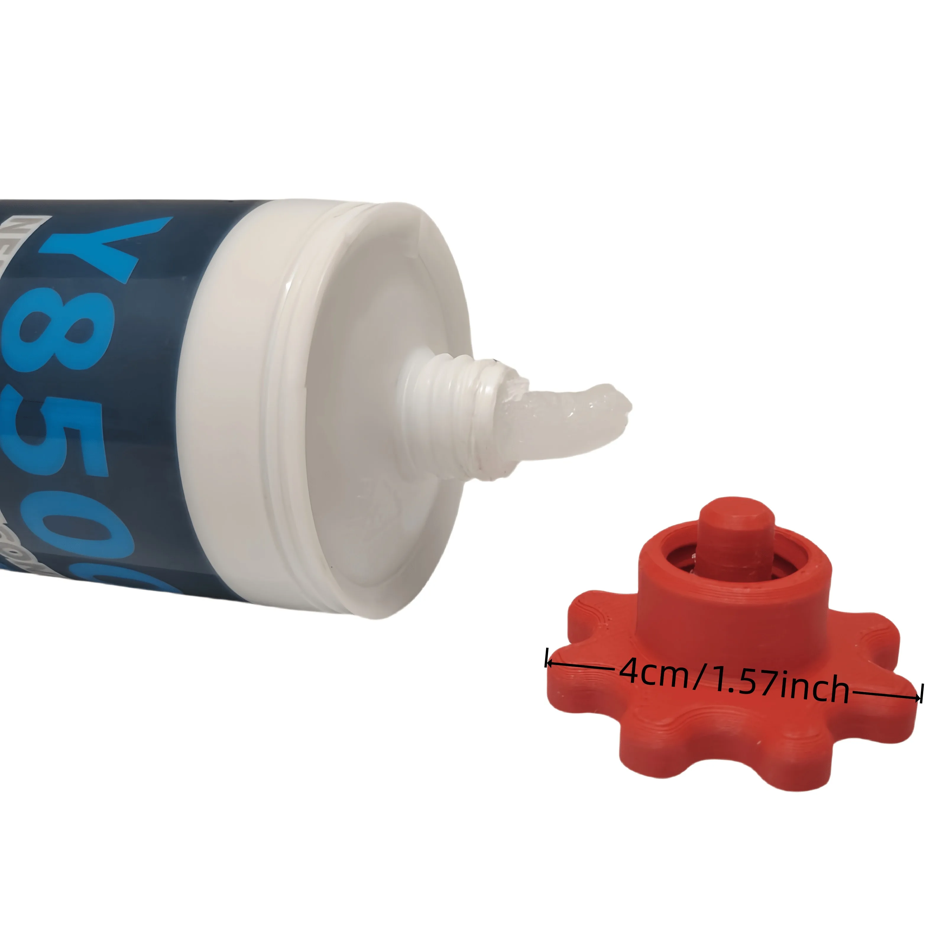 2pcs/4pcs  Sealing Cap and Sealant Gun Nozzle Dredge Tool Silicone Seal Cap Used for Open Core Tubes To Prevent Rapid Drying