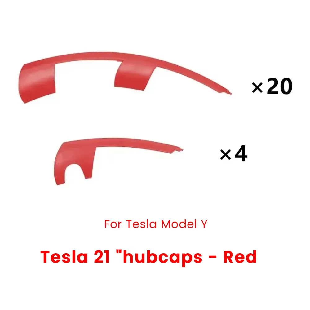 21 بوصة غطاء محور التوربينات غطاء الاطارات حافة التصحيح ل نموذج Y 2021-2023 حماة ABS حافة حامي 2024 اكسسوارات
