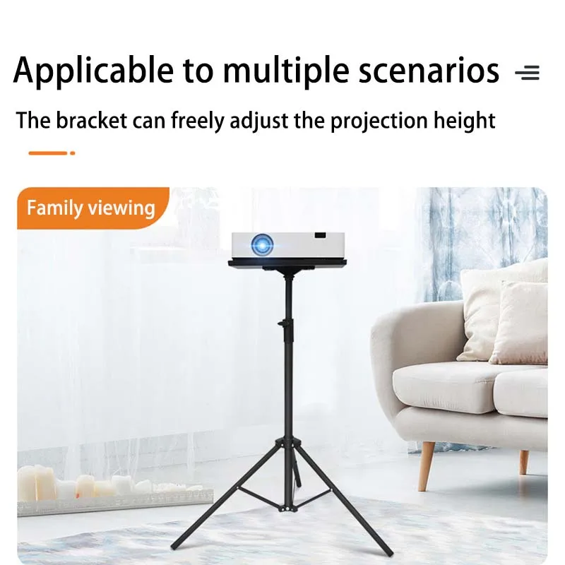 Thinyou 조정 가능한 범용 90CM 170CM 프로젝터 트레이 브래킷 휴대용 바닥 스탠드 데스크탑 노트북 홀더 텔레스코픽 삼각대