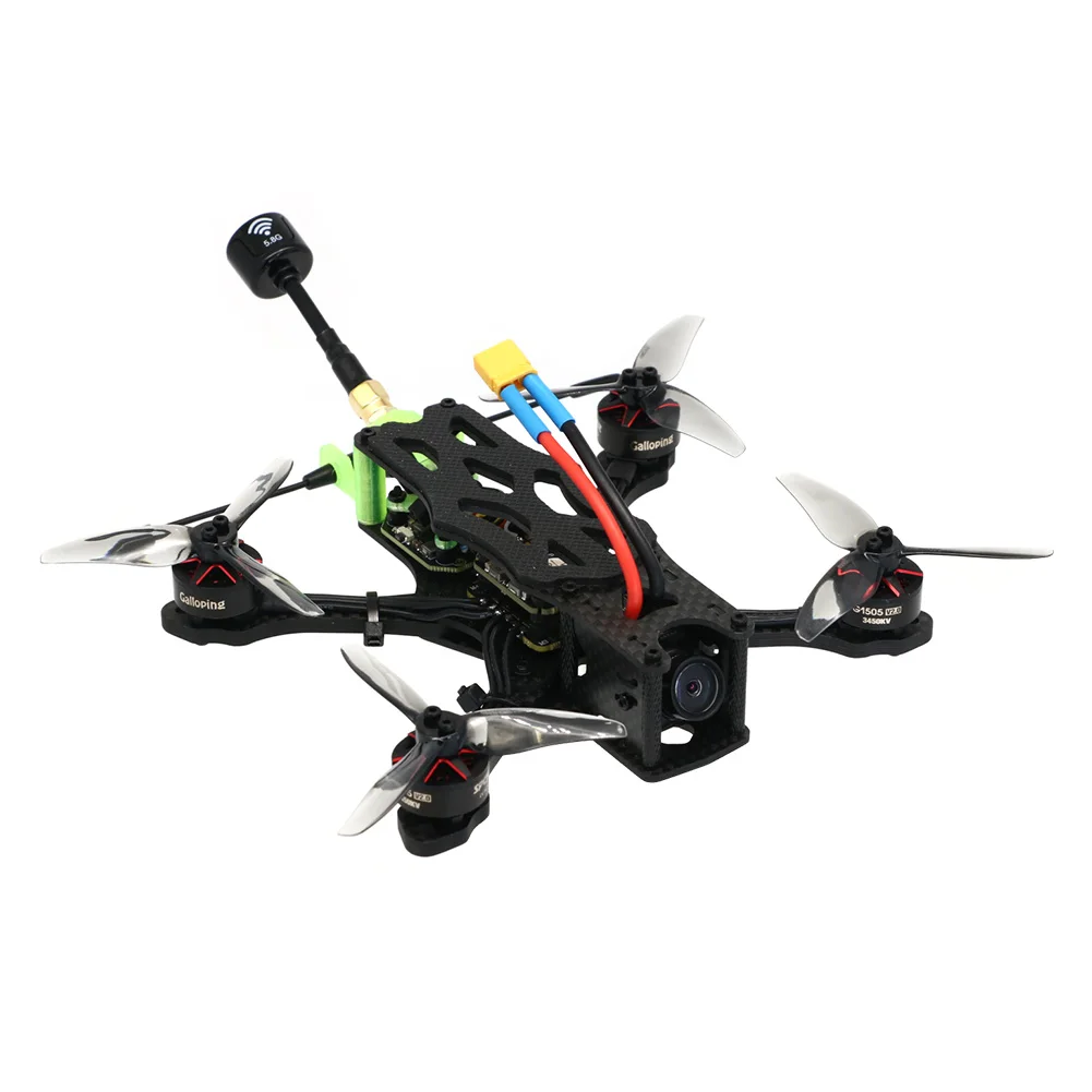 APEX Dron RC de estilo libre de 3 pulgadas con controlador de vuelo F405 40A cámara Robin3 5,8G 1W VTX FPV Dron RC de estilo libre