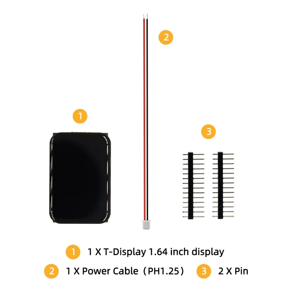 BNGF-T-Display-S3 ESP32-S3 AMOLED 1,64 pulgadas ICNA3311 pantalla táctil Flash-16MB PSRAM-8MB WIFI módulo inalámbrico Bluetooth