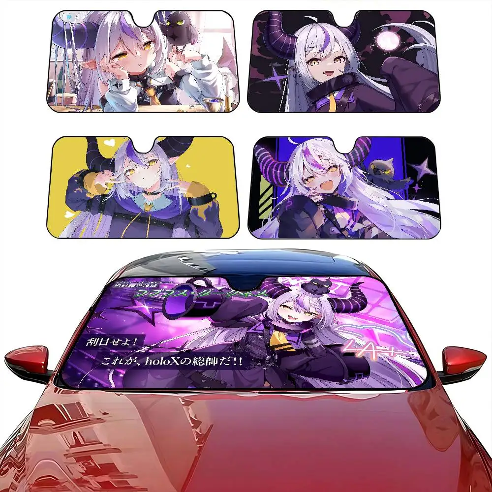 

H-Hololive L-La Darknesss лобовое стекло автомобиля солнцезащитный козырек складной автомобильный передний чехол автомобильный солнцезащитный козырек для автомобильных аксессуаров блоки УФ-лучей