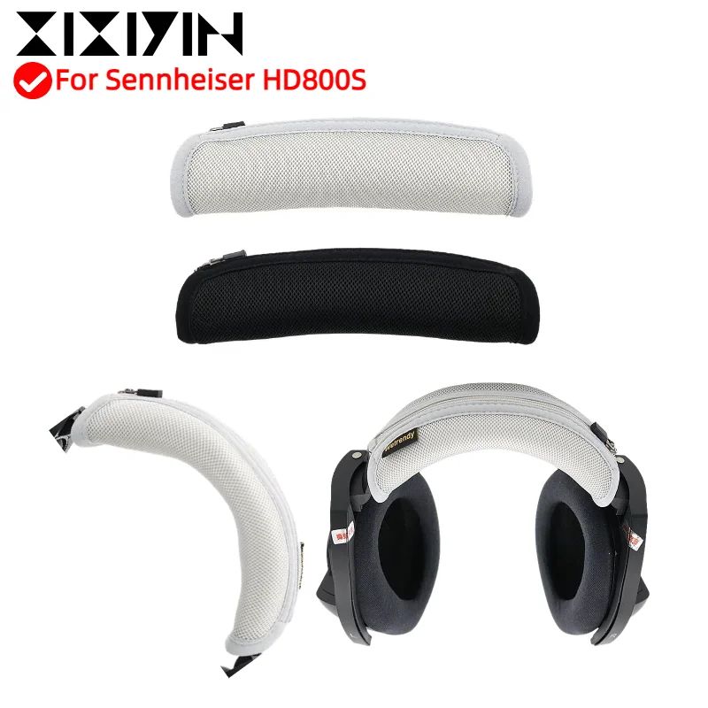 

XIXIYIN Universal Full Closure Headphone Headband For Sennheiser HD800S Headpad Zipper Cushion protection pad Head beam cover