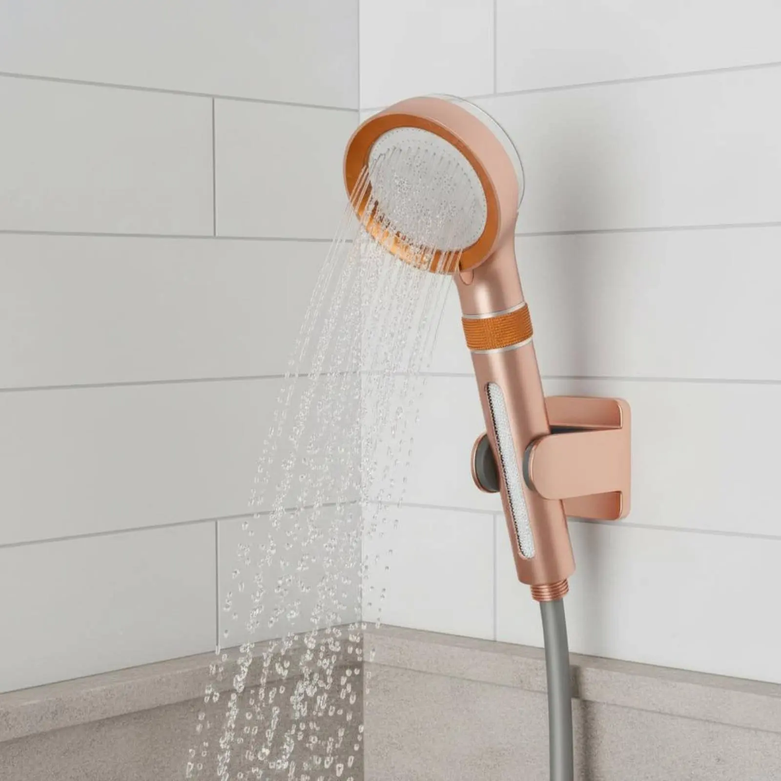 

Filtering Shower Head Adjustable Flow Filtered Shower Head Bathroom Fixture Easy Installation Bath Accessory Clog-Resistant
