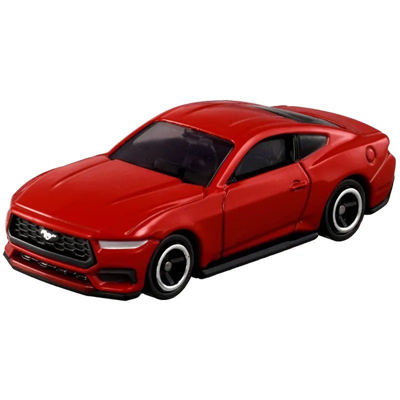 Original TAKARA TOMY Tomica No.91 Ford Mustang EcoBoost Fastback 1/?? Diecast Alloy American Muscle Car with Working Suspension