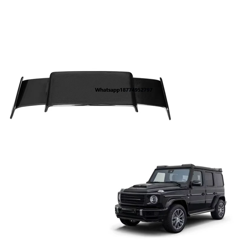 Dry Carbon Fiber Roof Spoiler Rear Top Wing For  G Class W463 W464 car wing