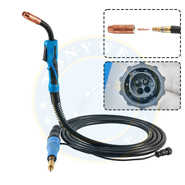 100A CO2 air Cooled MDX100 Mig Welding Gun Torch 10ft 12ft 15ft