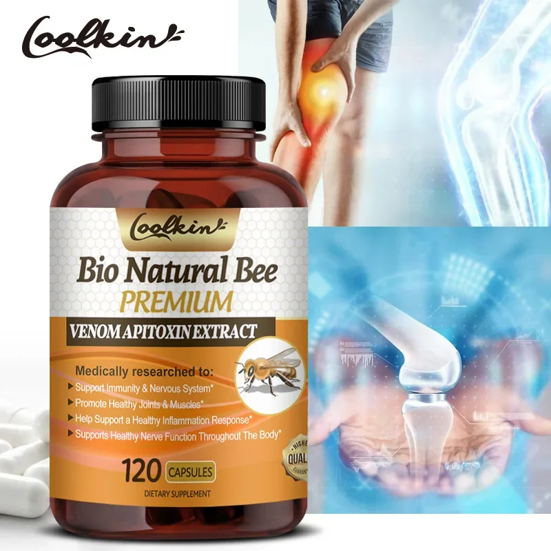 

Premium Bio Natural Bee Extract Capsules - 120 Vegetarian Capsules