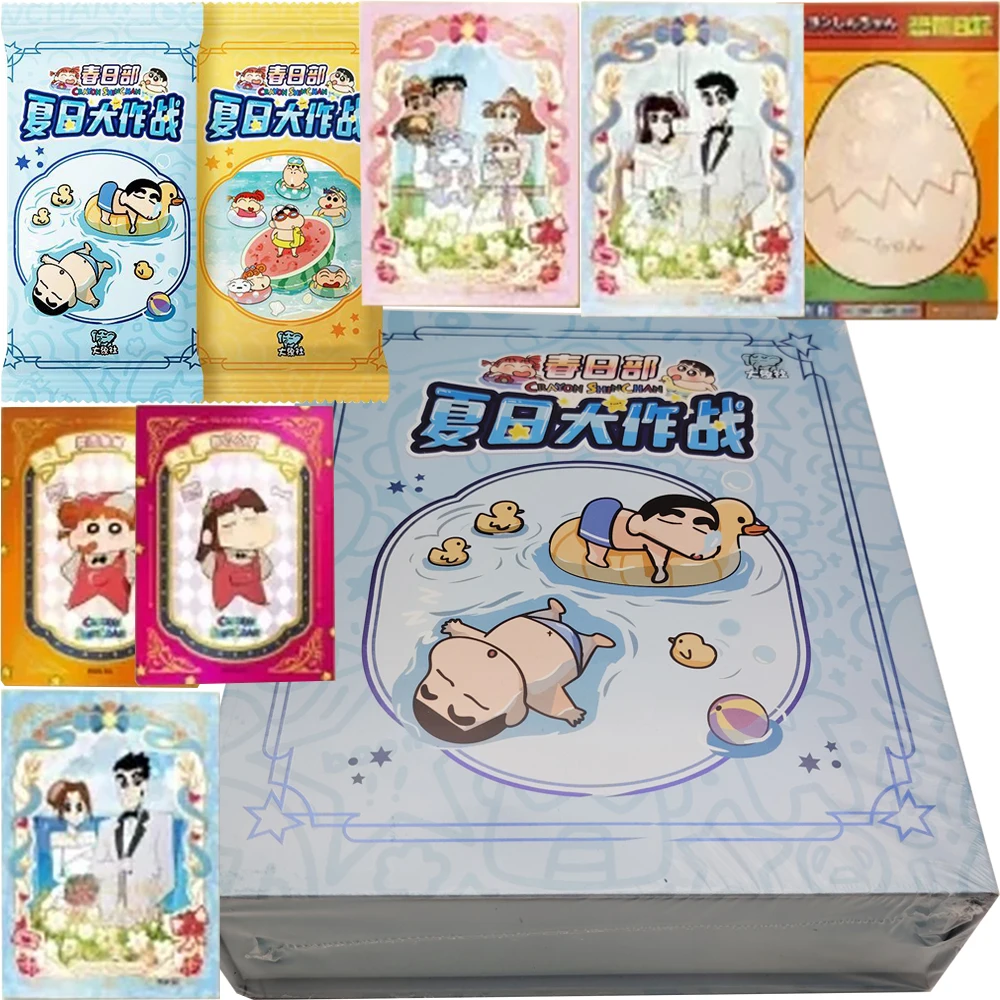 Crayon Shin-chan Japanese Anime Creative Collection Cards Cartoon Premium Design Fashion Characters Trend Cards Birthday Gifts
