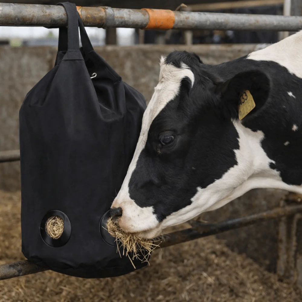 

Portable Large Capacity Hay Storage Bag Breathable Moisture-proof Horse Hay Bag Hanging Waterproof Hay Feed Bag Horse Care