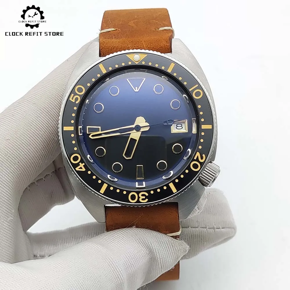 

NH35 Men's Mechanical Automatic Flat Bezel Aseptic Dial Thickened Sapphire Glass Solid Back Men's Casual Business Watch