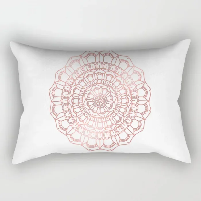 Nordic Pink Simple Style Ins Style Pillow Cover 30x50cm 40x60cm/12x20in 16x24in Office Living Room Lumbar Cushion Cover