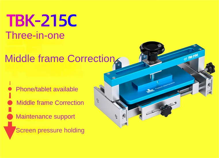 

TBK-215C Alloy Middle Frame Corrector Fixture for iPhone iPad Repair Fix Bent Housing Deformation Tool