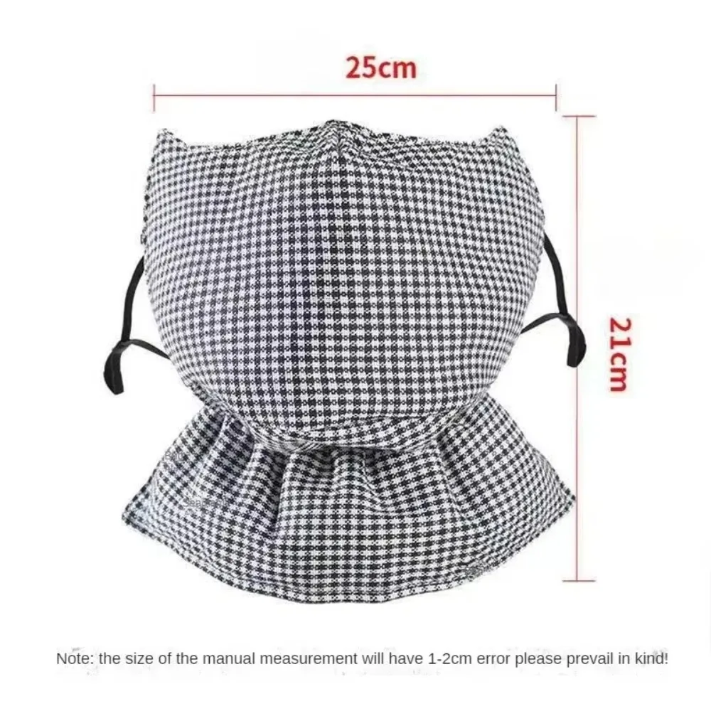 Warm Cotton Thickened Winter Face Mask Neck Protector Cold-proof Full Pack Mask Washable Dustproof Face Cover Winter