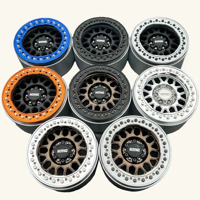 1.9 2.2-inch Kmc Metal Wheel Hub for 1/10 RC Crawler Car Traxxas TRX4 AXIAL SCX10 RC4WD D90 90046 TRX6 G63 Tank 300 Wrangler Car