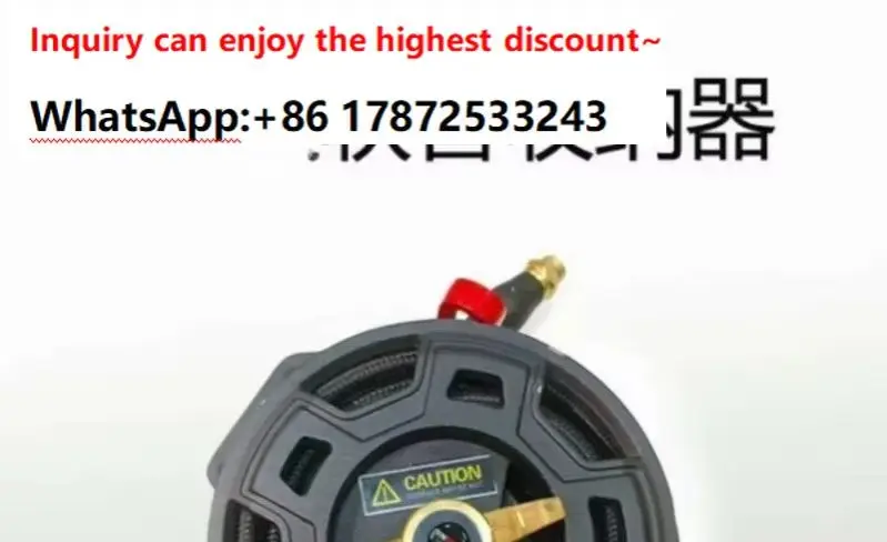 Belt Type Automatic Retraction Air Hose Reel All-Terrain Air Pump Tube Storage Organizer