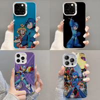 R-Rockman M-Megaman Phone Case  Phone Case For iPhone 14 16 15 11 12 13 Pro Max Mini Plus Shockproof Cover
