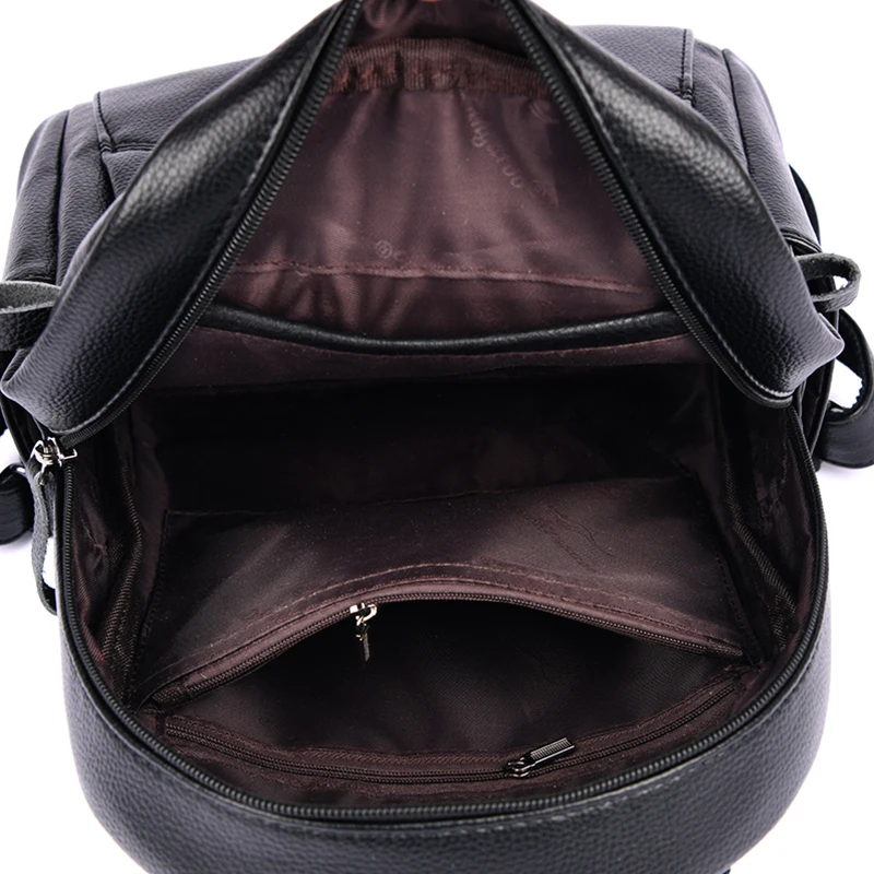 2023 New Designer Backpacks Women High Quality Leather Backpacks School Bags For Teenager Girls Large Capacity Travel Backpack