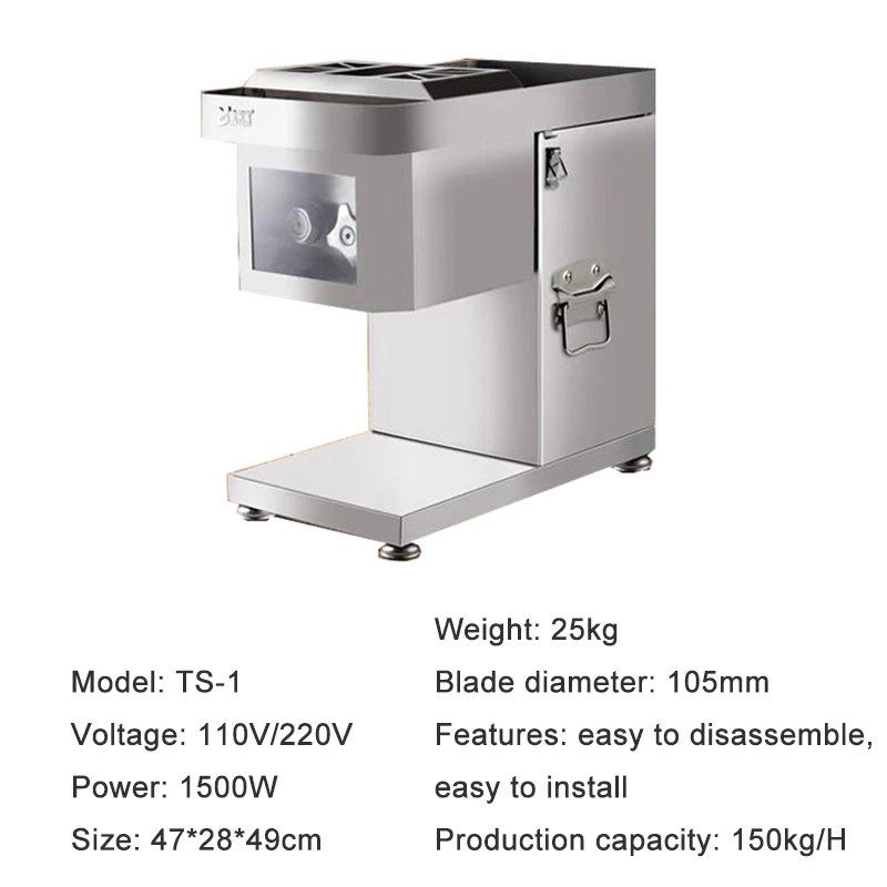 Multifunctional Fresh Meat Shredder Grinder Pork Mincing Machine Frozen Beef Cutting Machine for Sale