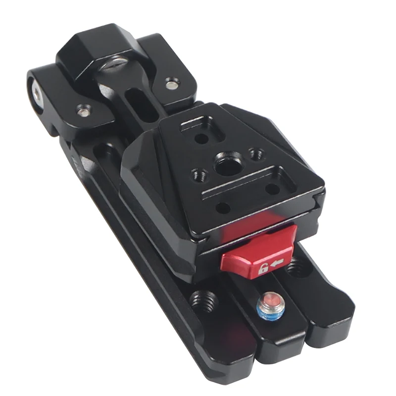 FEICHAO-Plaque de montage de batterie V-Lock, pince à dégagement rapide pour trépied ARCA, cardan, appareil photo SLR sans miroir, support V, alimentation rapide