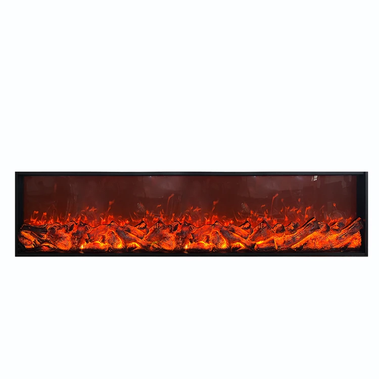 

Faux Mist Insert Neon Flame Decorative Led Built in Decorative Insert Electric Fireplace Remote Control