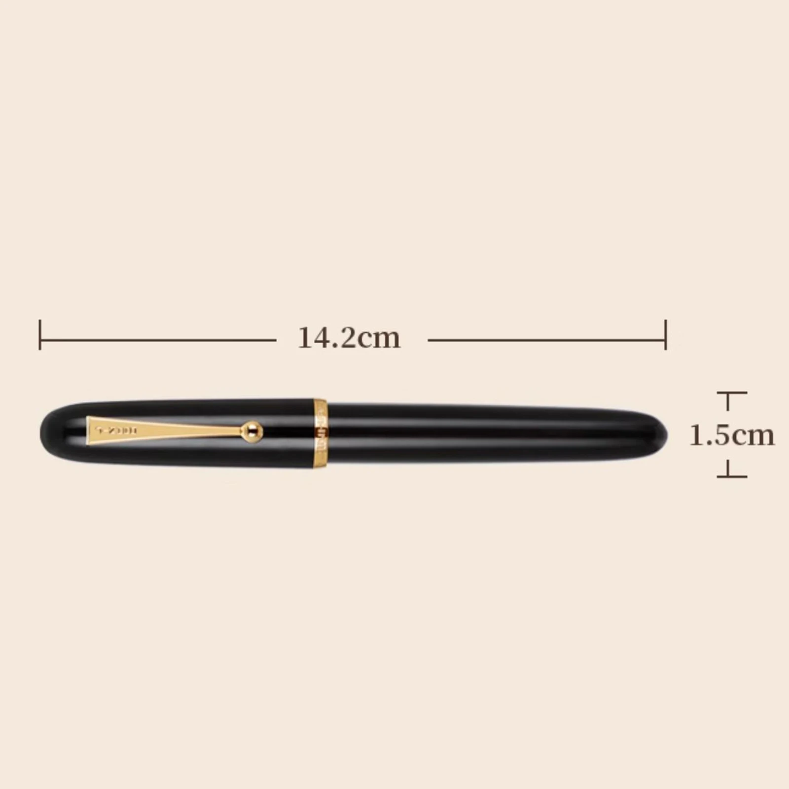 Jinhao-pluma estilográfica acrílica Dadao, 6 #/35mm, papelería escolar para estudiantes, bolígrafos de tinta para escritura, suministros de oficina, regalos, 9016