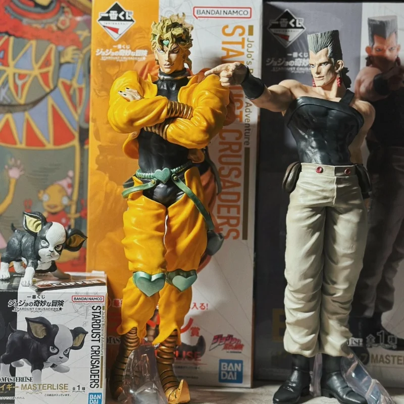 Anime Original Bandai Ichiban Kuji Jojo'S Bizarre Adventure Kujō JōTarō Kakyouin Noriaki Action Figure Model Collection Toy Gift