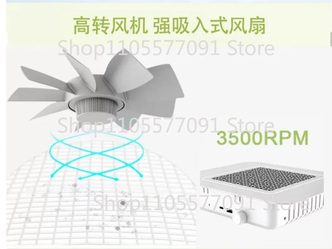 High Suction Nail Art Dust Collector Built-in Filter For Nail Salon Dust Cleaning
