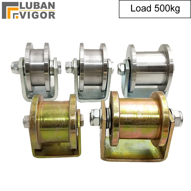 Widened Cast steel track wheel H shape stable durableFor sliding door Lifting pulley Cast iron, stronger, high load-bearing