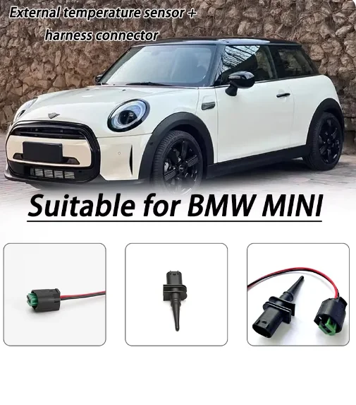 

Автомобильные аксессуары датчик наружной температуры воздуха с кабелем для BMW E46 E87 E90 E65 E38 65816905133 MINI R50 R53 R56 R55