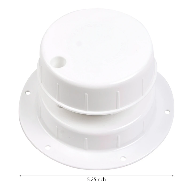 RV Plumbing Vent Cap Roof Cover for Trailer Camper Motorhome 1 to 2 3/8\'\' Roof Sewer Vent Cover Replacement RV Accessory D7YA