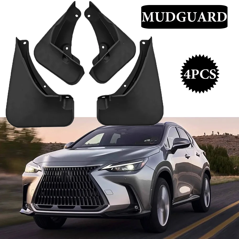 

New For Lexus NX260 NX350h 2022 2023 Mudguard Fender Mud Flap Guards Splash Mudflaps Car Accessories Auto Styline Front Rear